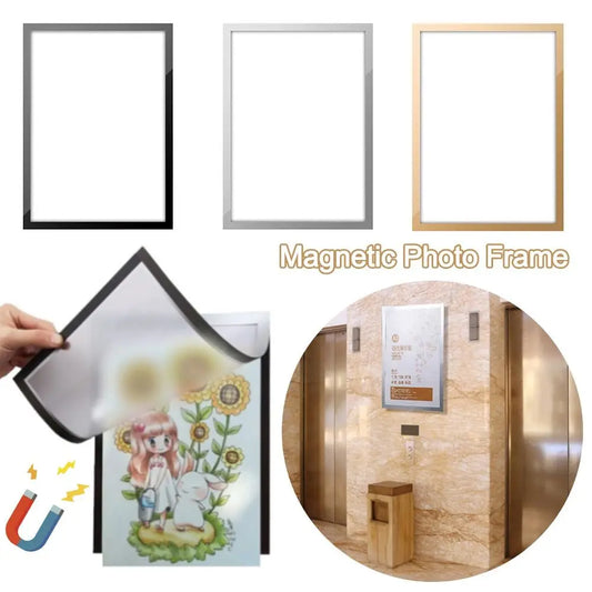 Magnetic Photo Frame A3 A4 8.5x11" Poster & Art Display Magnetic Photo Frame Oasis Select