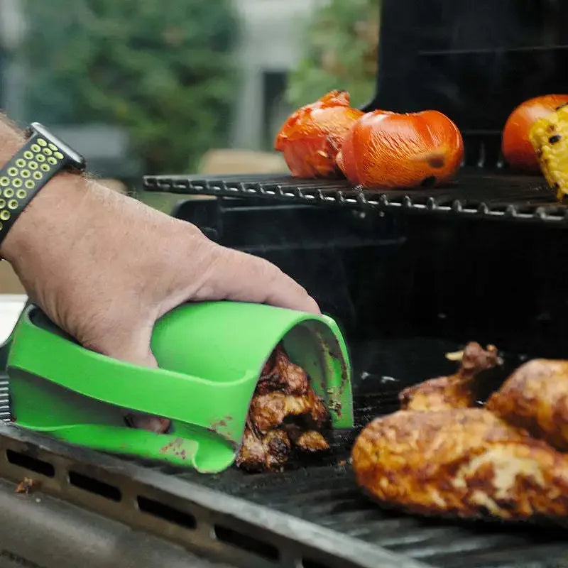 Silicone Heat-Resistant Oven & Grill Gripper Glove – Non-Slip Waffle Texture Kitchen Mitt