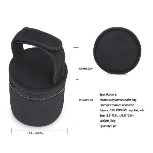 Insulated Baby Bottle Bag | Watertight Travel Carrier & Organizer Baby Bottle Bag Peaceful Pleasures Health and Wellness
