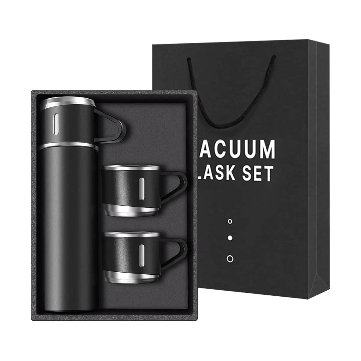 Vacuum-Insulated Stainless Steel Travel Thermos 500ml & Cup