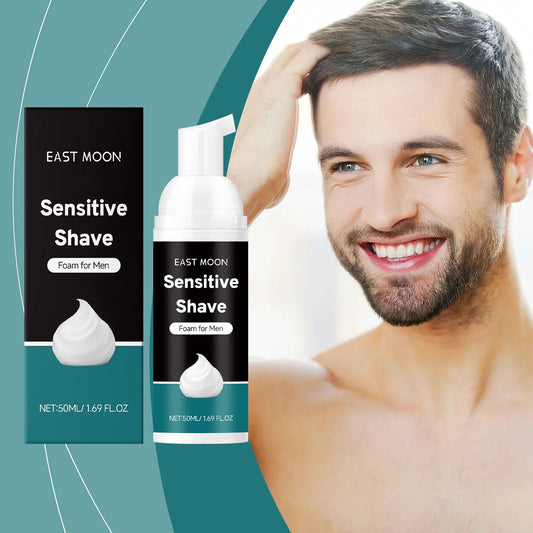 East Moon Aloe Vera Shaving Mousse for Men – 50ml Beard Softener Men's Shaving Mousse Oasis Select