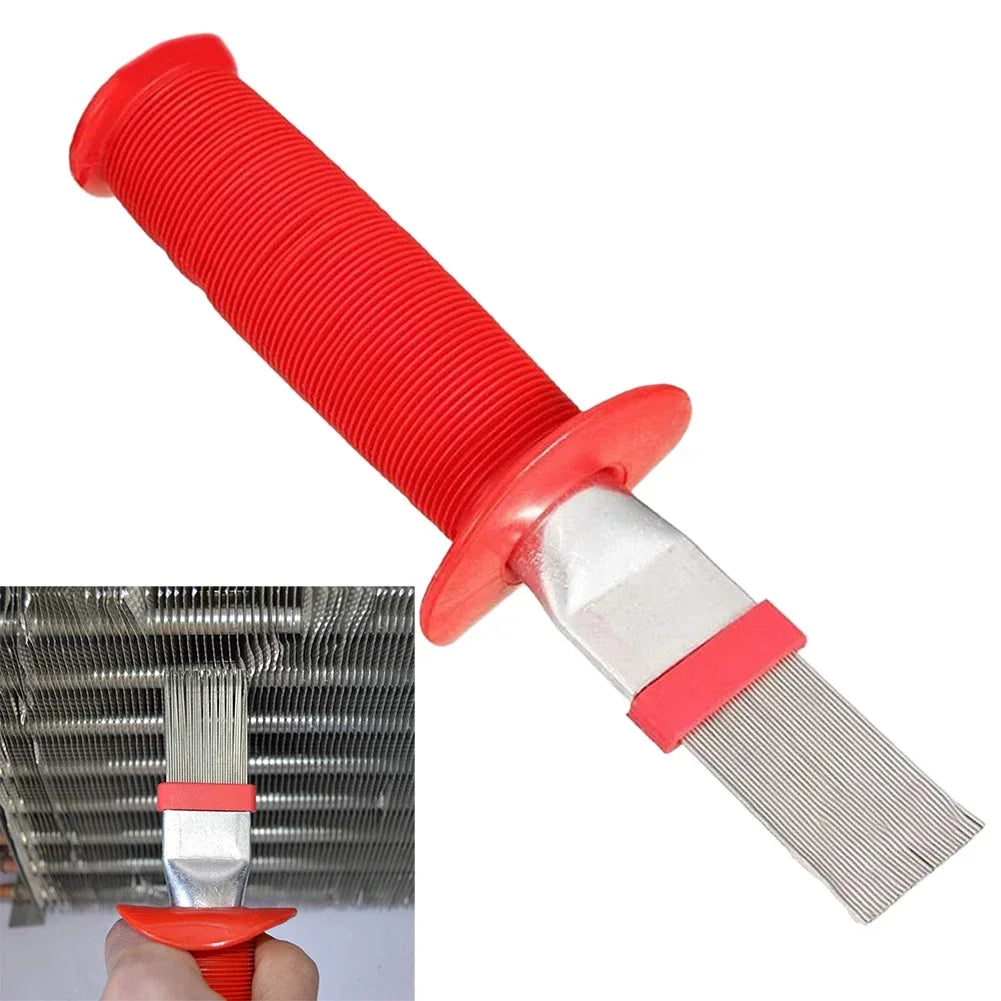 HVAC Fin Comb Cleaner – Stainless Steel & Rubber | AC Tool