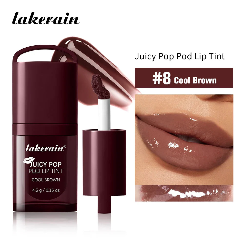 JuicePop Hydrating Lip Tint Oil Gloss – 9 Shades, Waterproof