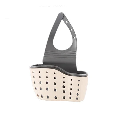 Kitchen Sink Hanging Drain Basket | Soap & Sponge Organizer