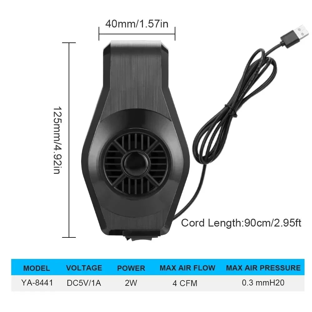 USB Mini Powerful Fish Tank Cooling Fan With Speed Regulation Heat Dissipation For Shrimp Tank Grass Tank Peaceful Pleasures Health and Wellness