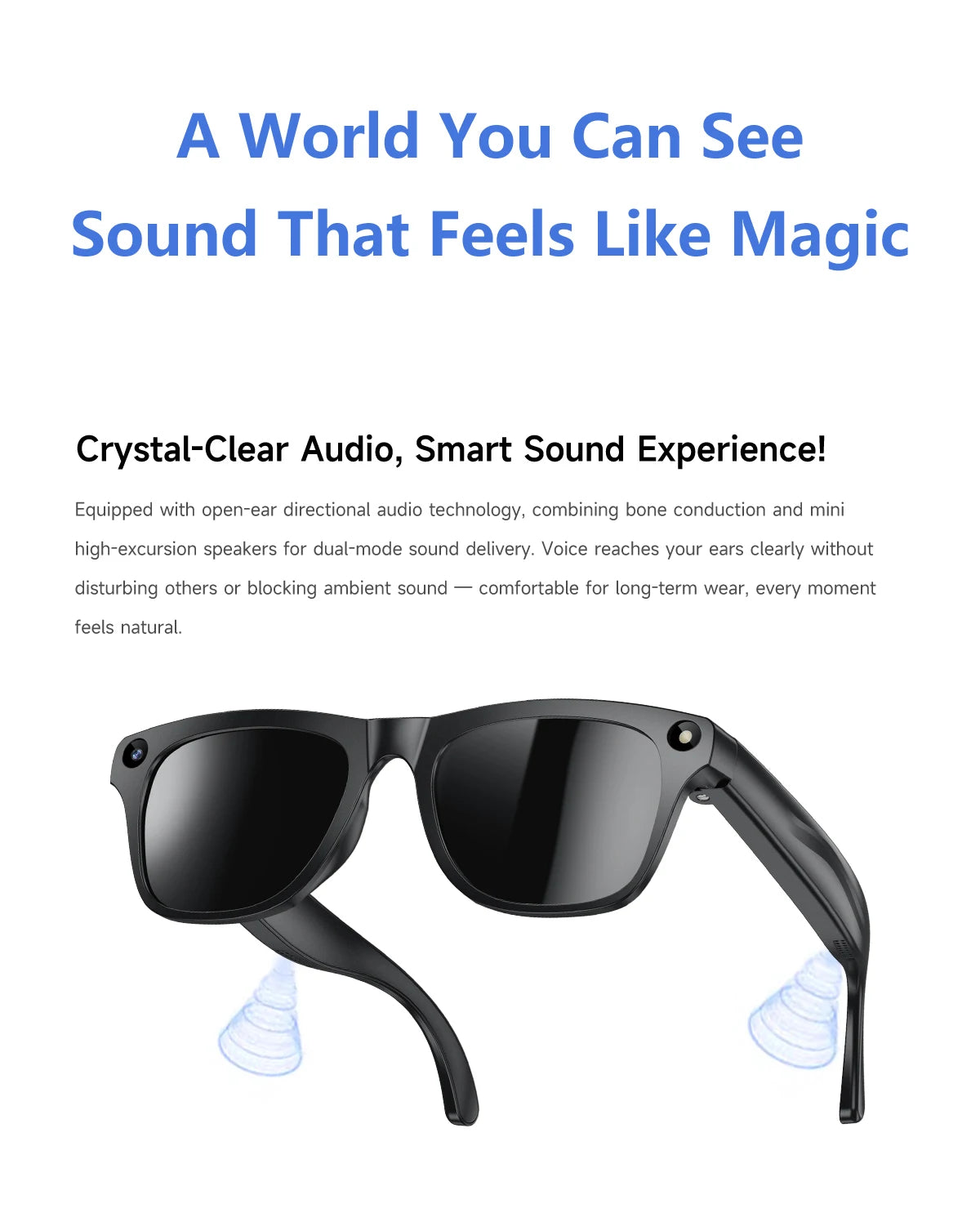 2026 AI Smart Glasses Camera Recording AI Photo Recognition Bluetooth Call Translation Voice Assistan Sunglasses For Men Women Peaceful Pleasures Health and Wellness