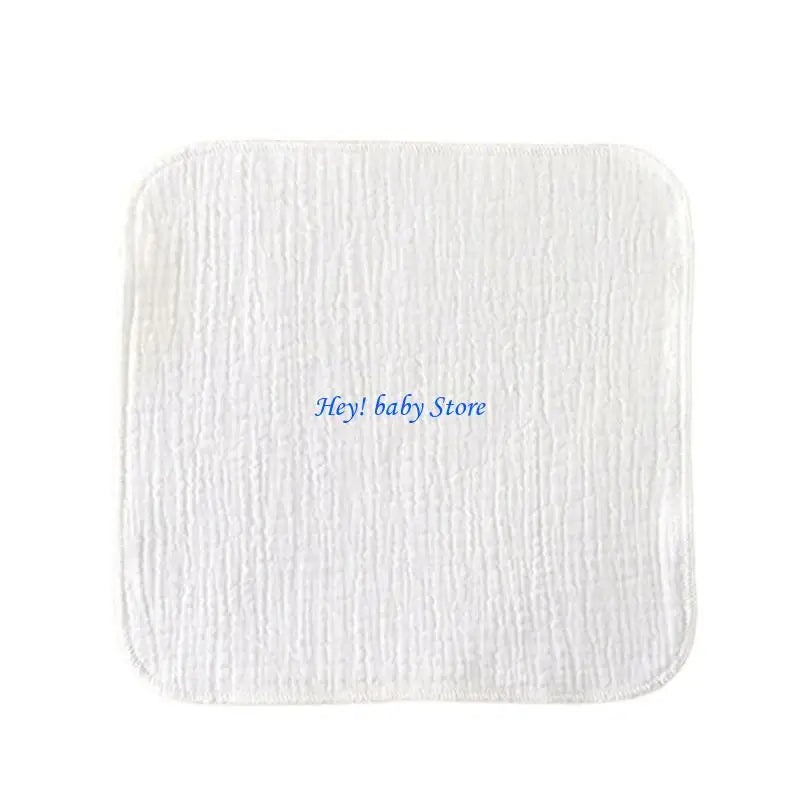 Soft 4-Layer Baby Cotton Washcloth Burp Cloth & Bib | 0–3 Yrs