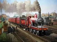 Paint By Number Canvas Painting Kits Landscape DIY Unframe Coloring By Numbers Train Acrylic Paint Kits Unique Gift Peaceful Pleasures Health and Wellness