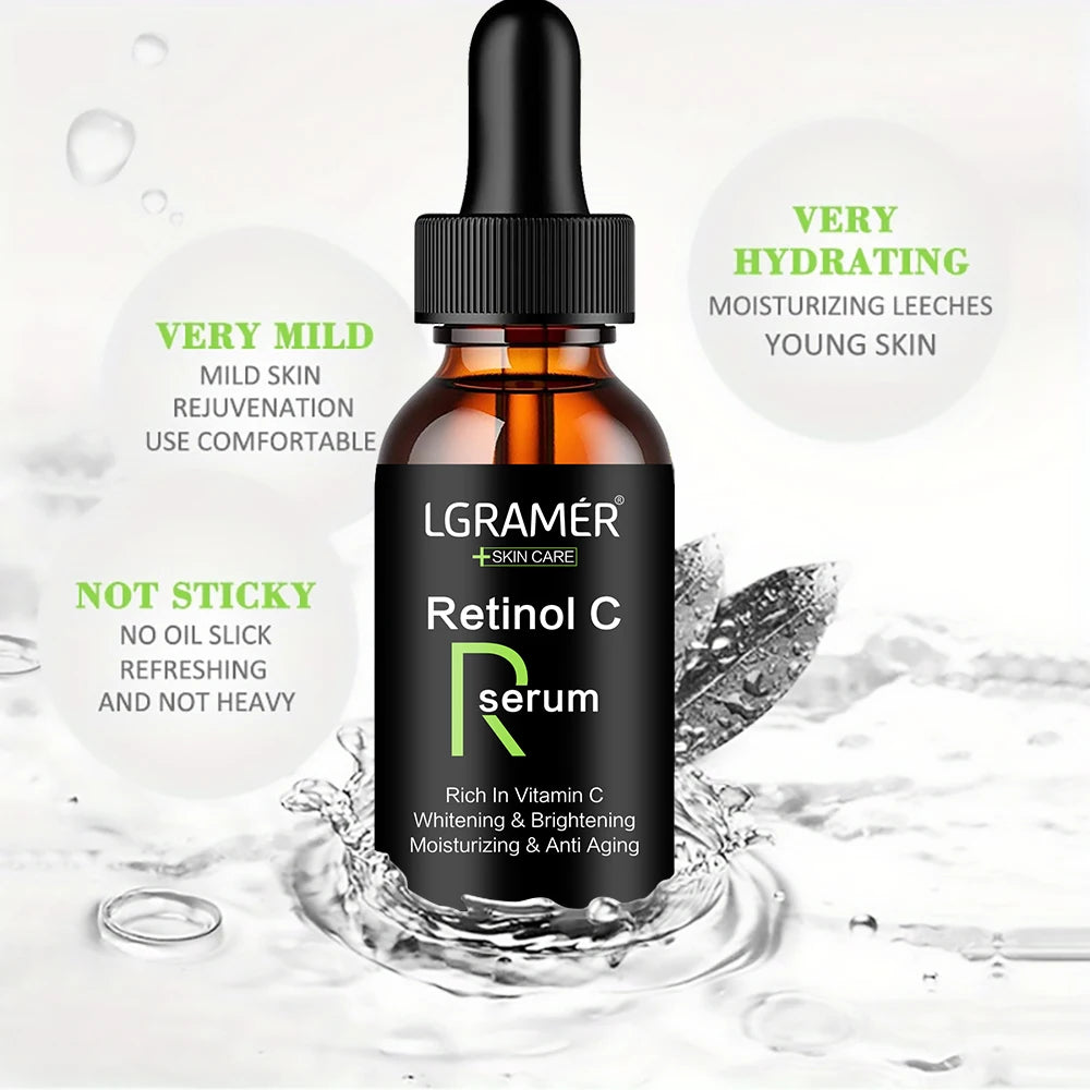 Retinol Anti-Aging Face Serum – Firming & Brightening Peaceful Pleasures Health and Wellness