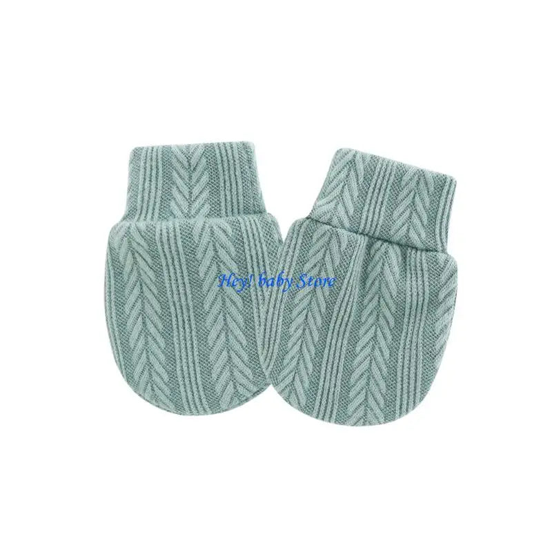 Newborn Scratch Proof Mittens | Soft Cotton Baby Hand Covers