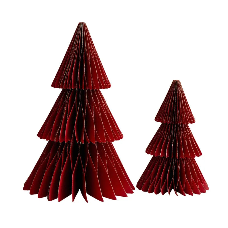 Christmas Desktop Decoration Kit – Paper Ornaments Home & Office