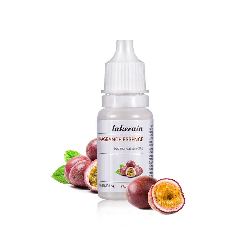 DIY 10ml Pure Fruit Fragrance Oil Diffuser Essential Oils Strawberry Flavor Oil For Lip Gloss DIY Soap Making Lipgloss Essence Peaceful Pleasures Health and Wellness 16 passion fruit