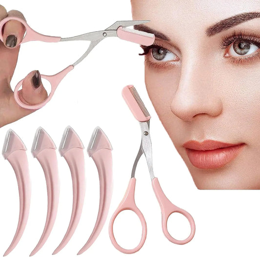 Professional Eyebrow Trimmer Razor with Comb for Women Eyebrow Trimmer Razor Peaceful Pleasures Health and Wellness