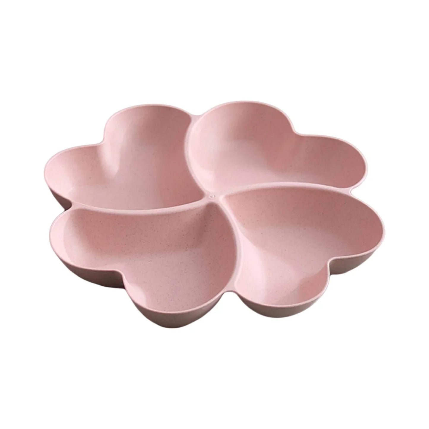 Four-Leaf Clover Snack Plate – Heart Compartment Fruit Tray