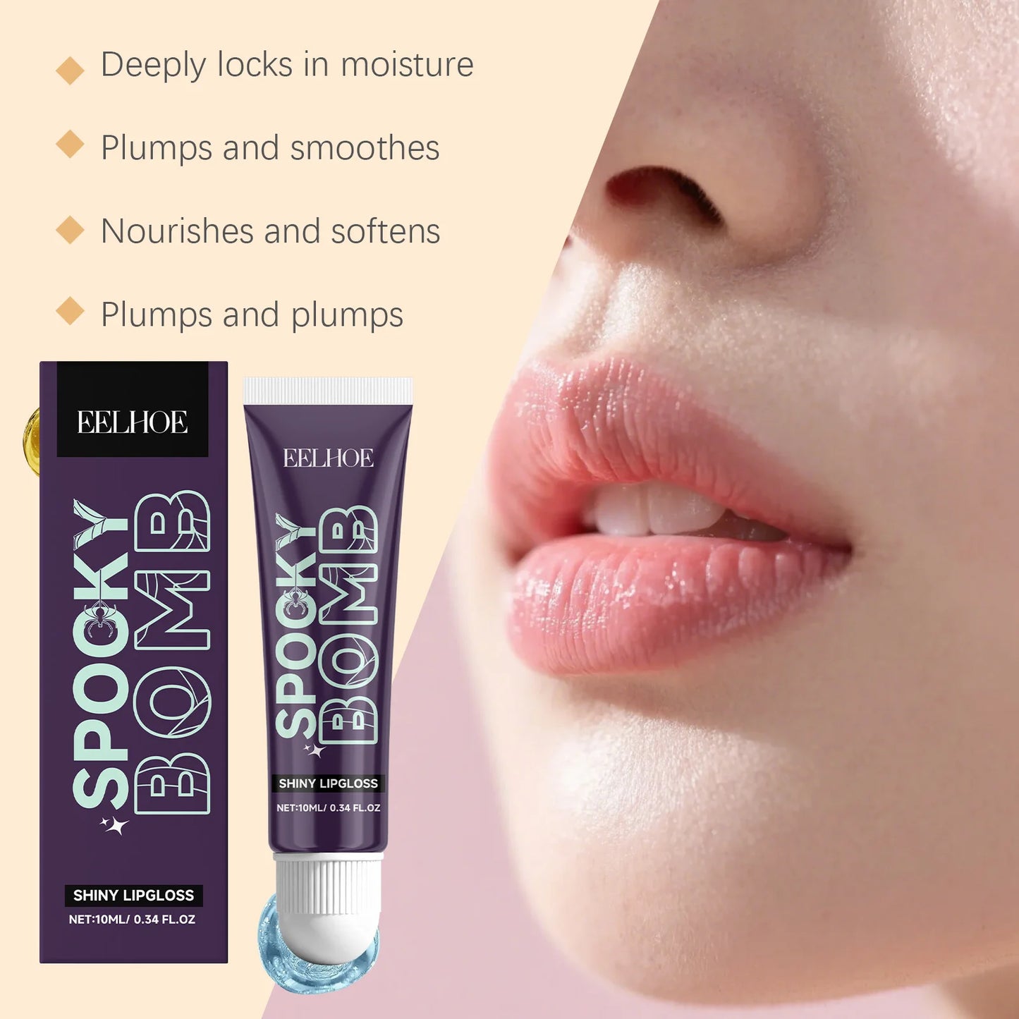 EELHOE Shining Lip Balm – Deep Nourishing Moisturizer 10ml Moisturizing Lip Balm Peaceful Pleasures Health and Wellness