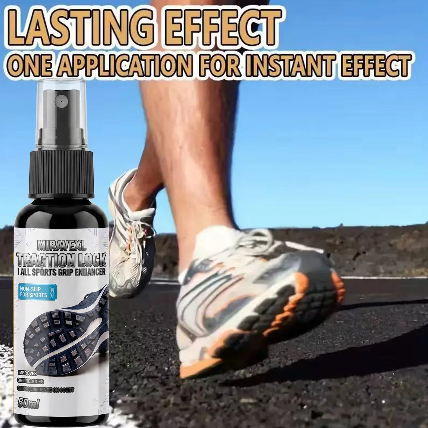 Miravexl Shoe Grip Spray 50ml – Anti-Slip Court Traction