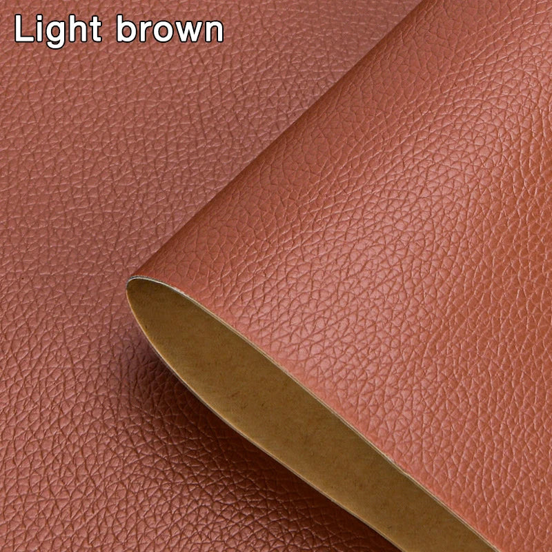 Self Adhesive Leather Repair Patch Tape Self-Adhesive House DIY Fix For Sofa Moto Car Seat Chair Bag Home Sheets Sticker Patches Peaceful Pleasures Health and Wellness Light brown 200x138cm 78.7x54in