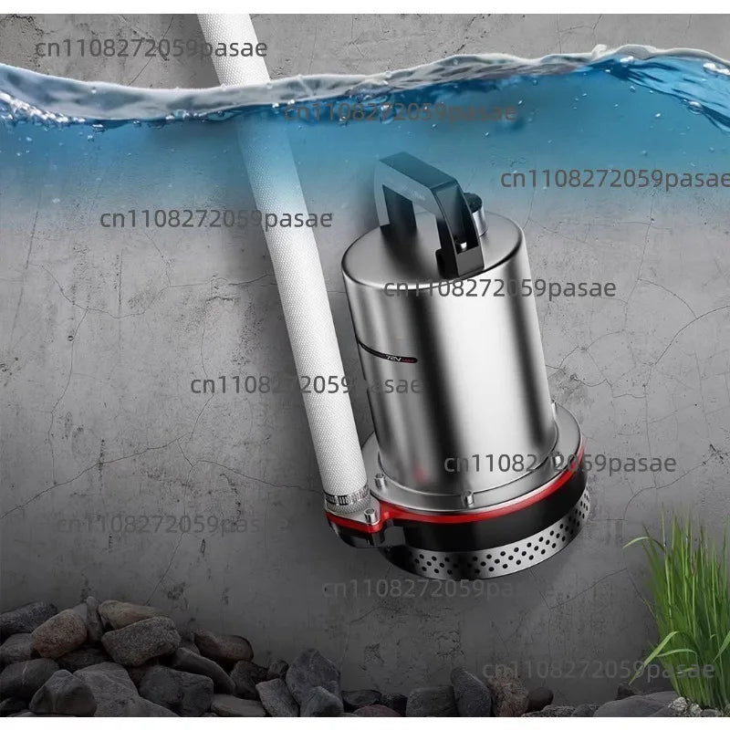 DC Submersible Agricultural Pump 12V–72V | Stainless Steel