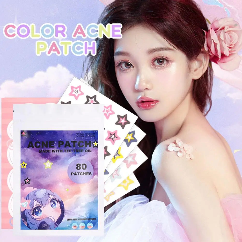 Colorful Star Pimple Patches – Ultrathin Breathable Spot Stickers