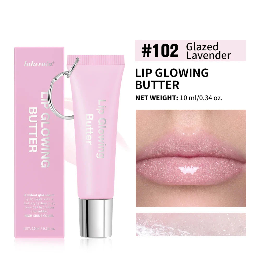 Lakerain Lip Glowing Butter Gloss with Keychain – 5 Shades