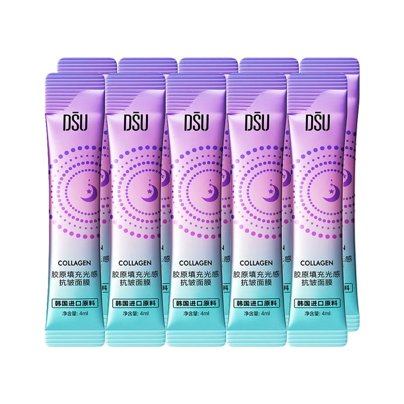 BIOAOUA Collagen Sleeping Face Mask – Anti-Aging & Hydrating Sleeping Face Mask Peaceful Pleasures Health and Wellness 10pcs