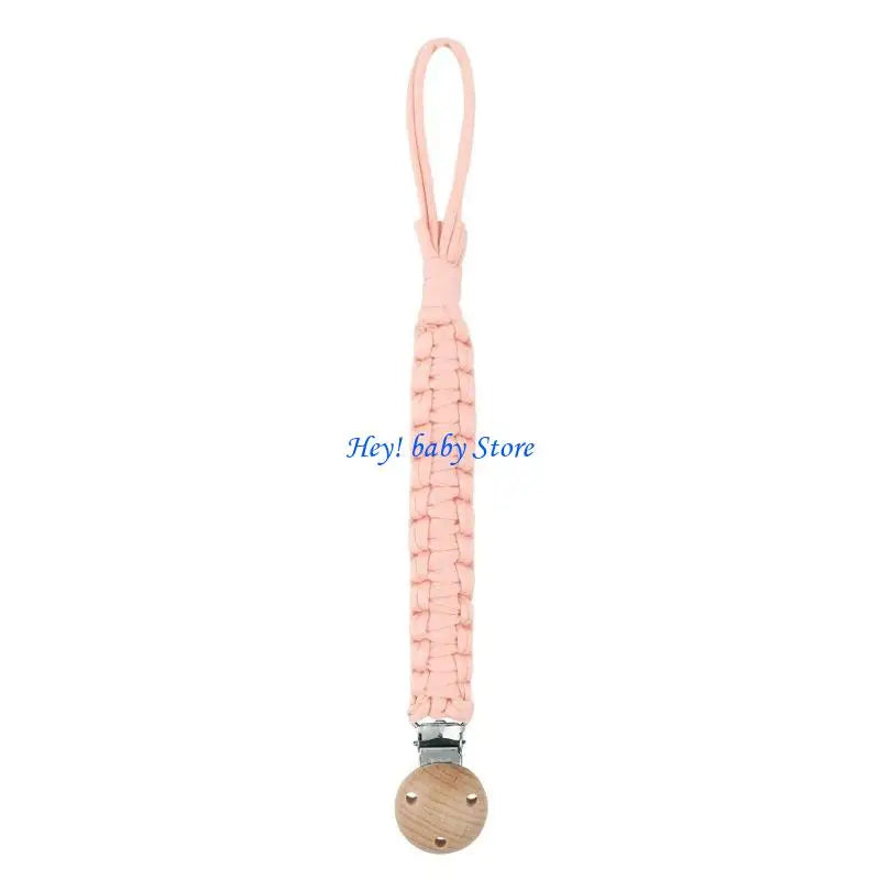 Handmade Crochet Pacifier Clip | Cotton Baby Dummy Chain