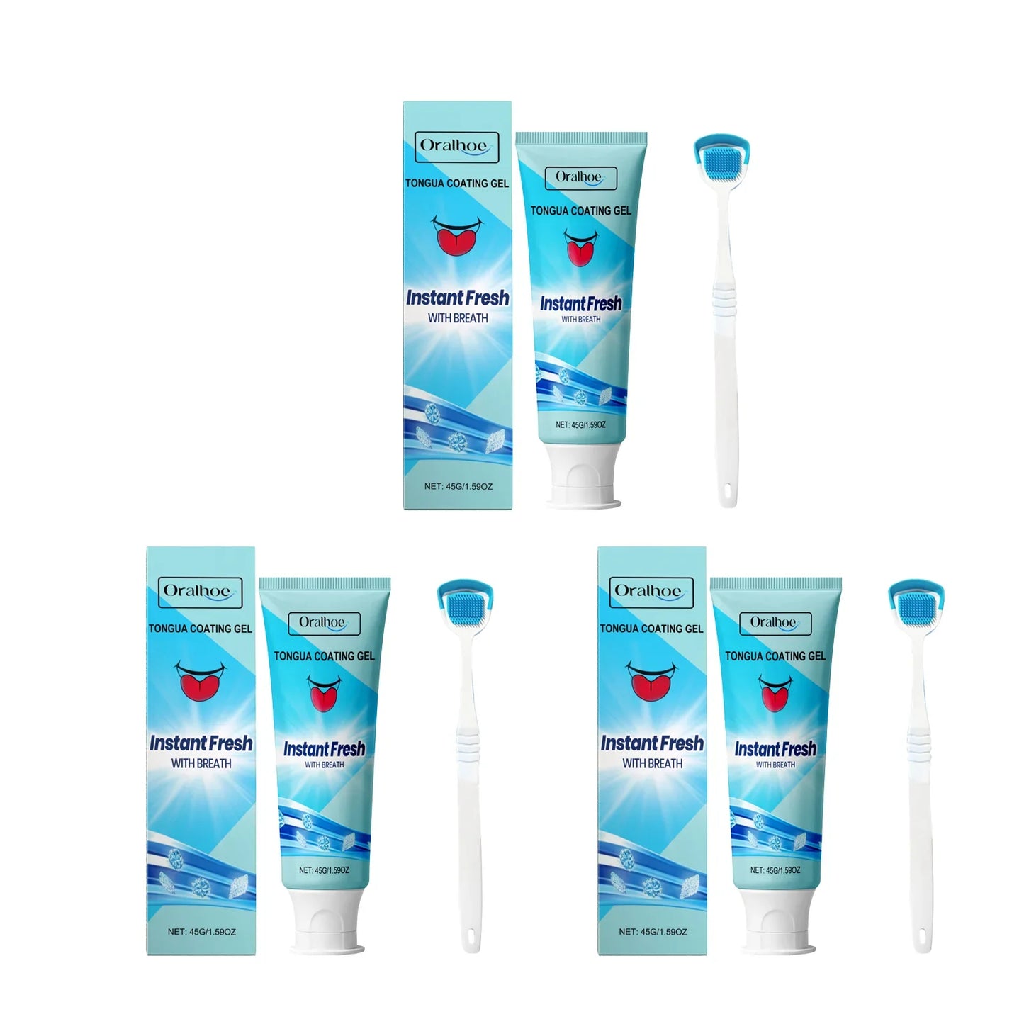 Oralhoe Tongue Cleansing Gel – Fresh Breath & Coating Removal