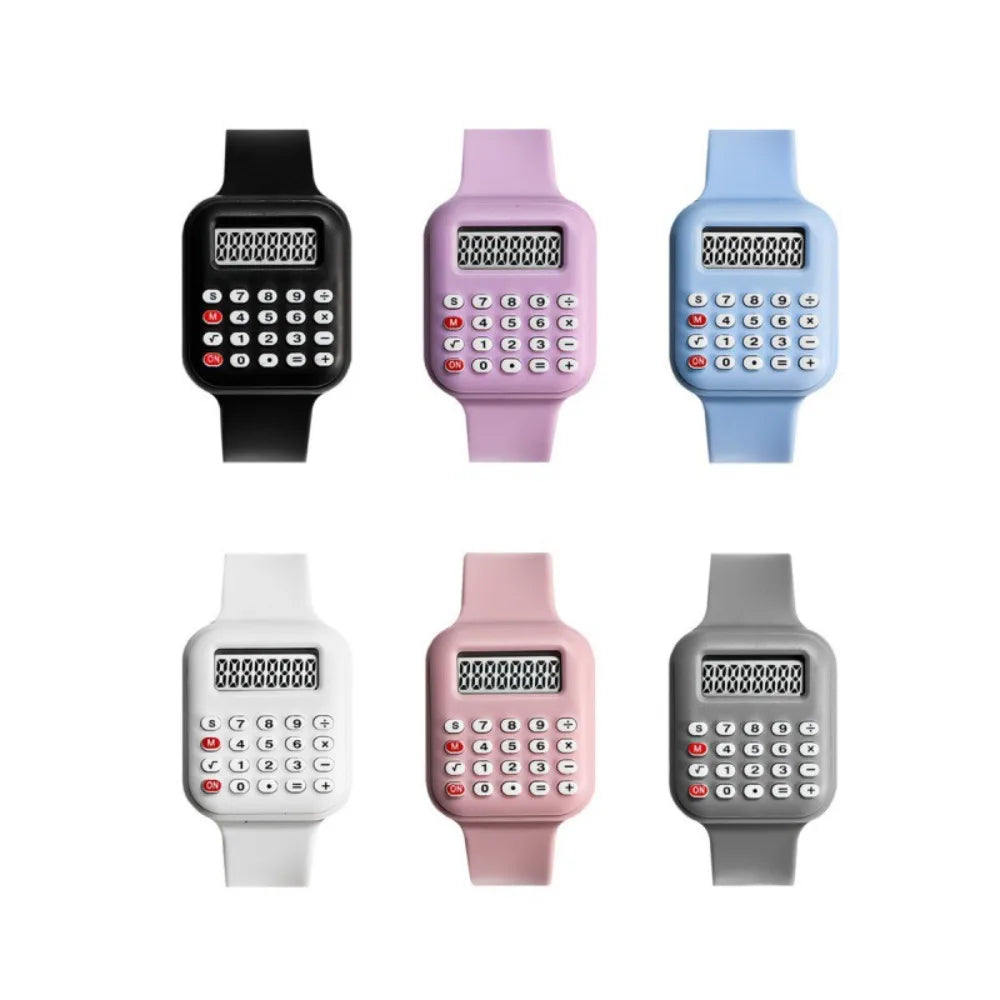 Kids Digital Calculator Watch | Date, Alarm & EL Backlight