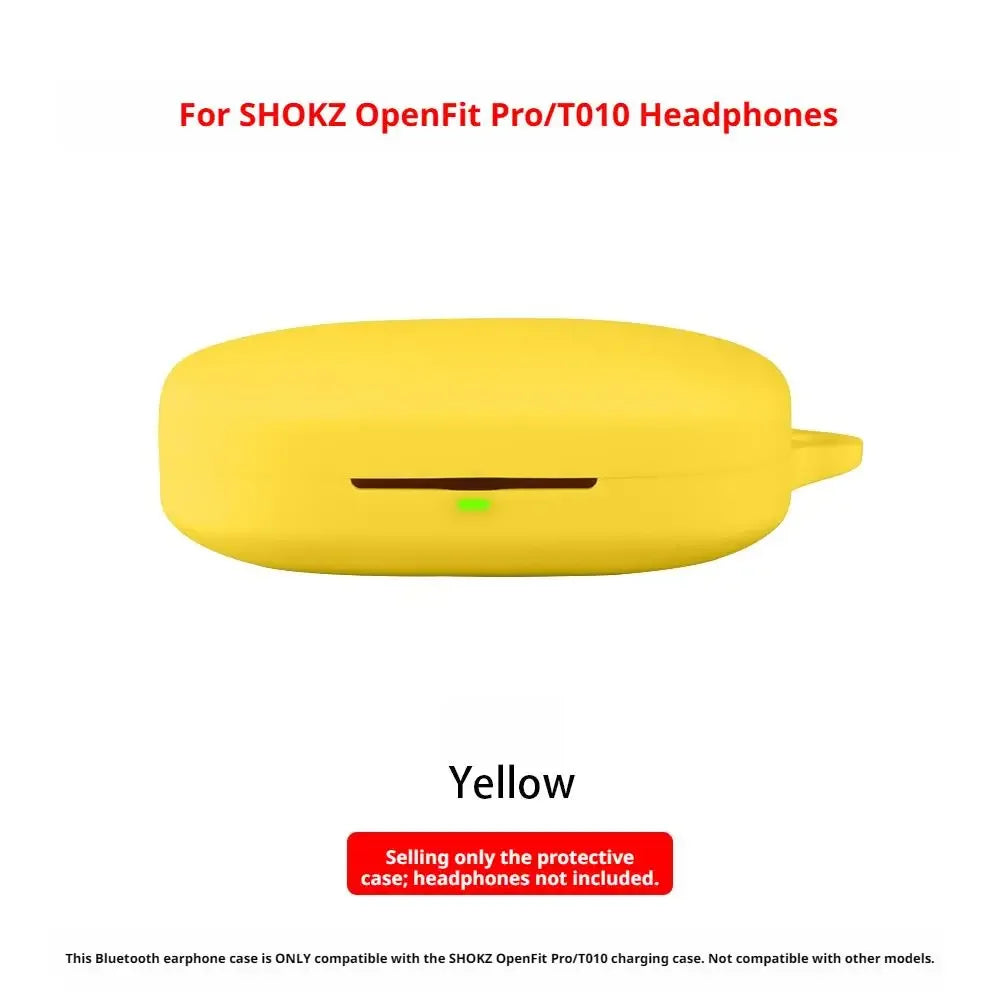 Silicone Protective Case for SHOKZ OpenFit Pro T010 Wireless Headphone Protector Case Cover Shell Housing Anti-dust Sleeve Peaceful Pleasures Health and Wellness 06