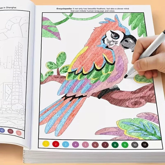Concentration Training Coloring Book Kids Pattern Pages Stress Relief Peaceful Pleasures Health and Wellness