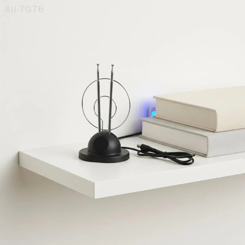 Indoor Loop Rabbit Antenna – VHF/UHF/HDTV Analog & Digital