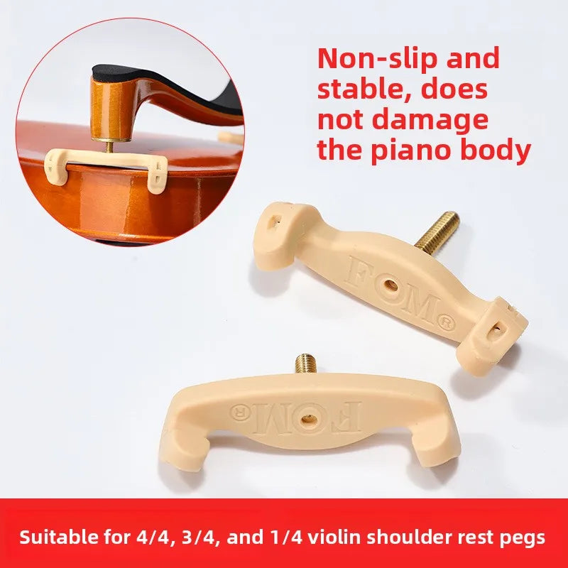 Violin Shoulder Bracket Foot Paw Extended Pad 4 4-3 Universal