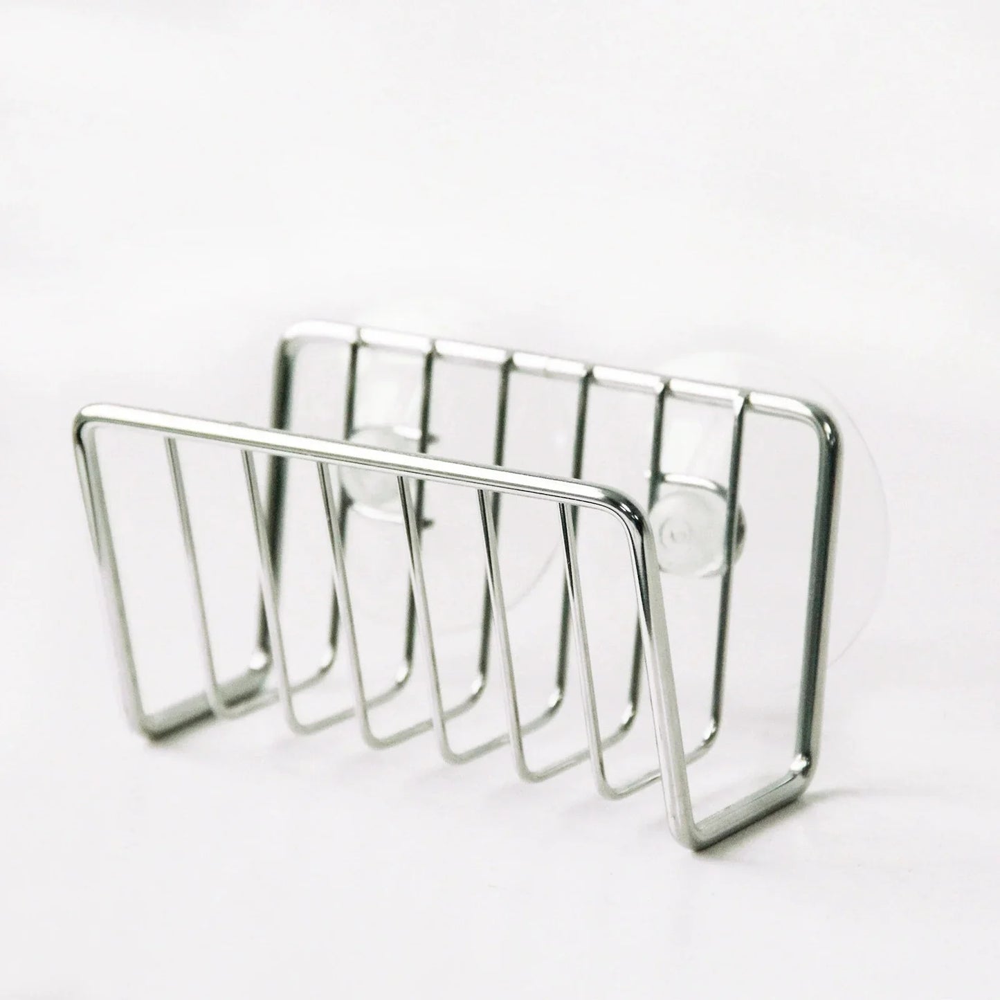Sink Sponge Holder Rack – Wall Mount Steel Kitchen Organizer