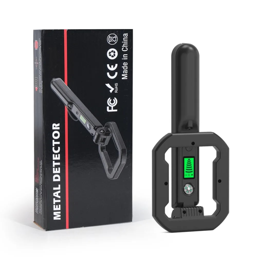 Foldable Metal Detector with LCD Display Vibration Alert High Sensitivity for Treasure Hunting Gold Finding Metal Detect Tools Peaceful Pleasures Health and Wellness