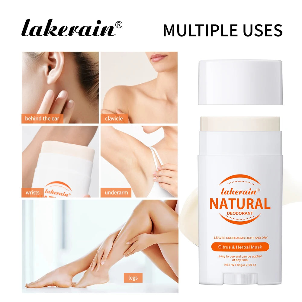 Natural Deodorant Long-lasting Fragrance Eliminate Odors Natural Plant Components Smells Fresh Fragrant Deodorant For Men Women Peaceful Pleasures Health and Wellness