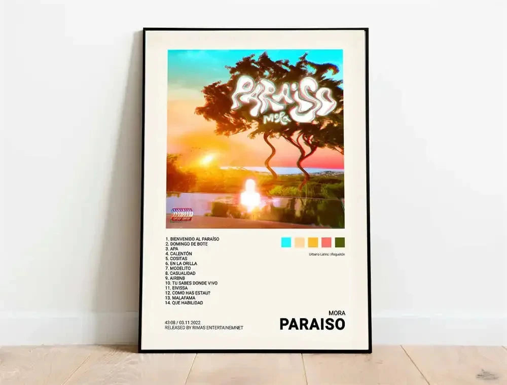 Nordic Pop Rapper Quevedo Poster Aesthetics Mora Feid Eladio Carrion Rauw AlejanDro Music Album Canvas Print Wall Art Home Decor Peaceful Pleasures Health and Wellness QPHL005-9 20x30cm No Frame