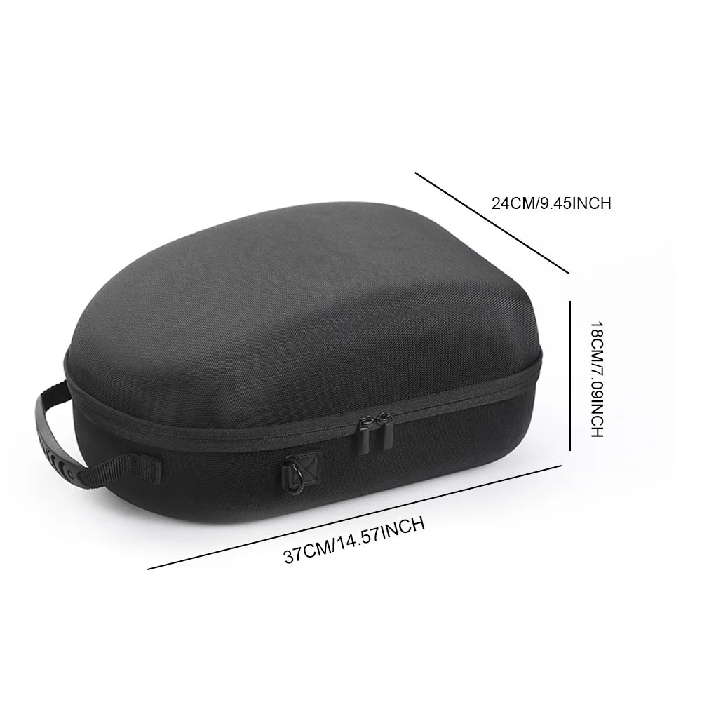 For Meta Quest 3 VR Glasses Storage Bag EVA Hard Shell Travel Carrying Case With Shoulder Strap for Meta Quest 3 VR Accessories Peaceful Pleasures Health and Wellness