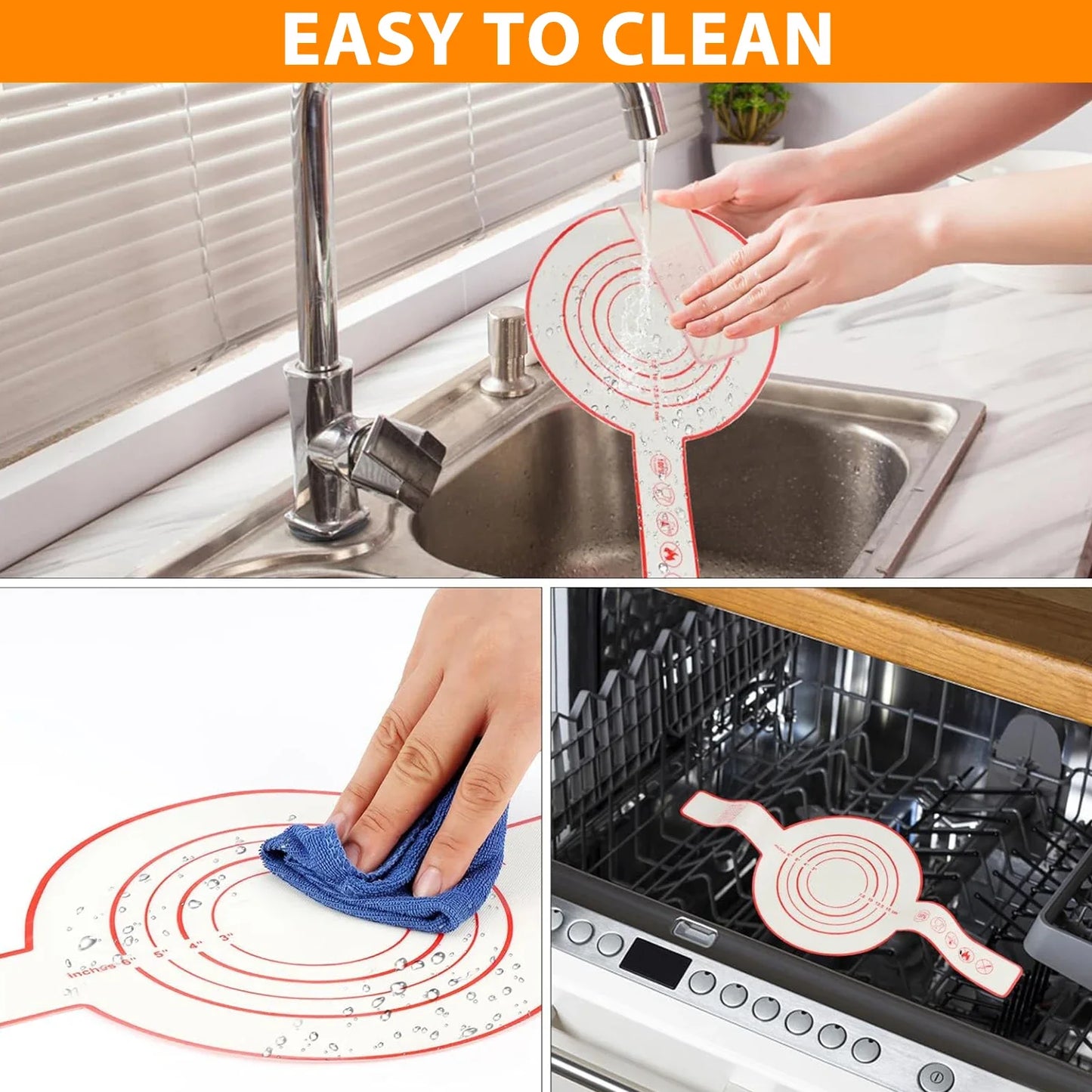 Silicone Bread Sling for Dutch Oven | Reusable Non-Stick Baking Mat with Long Handles