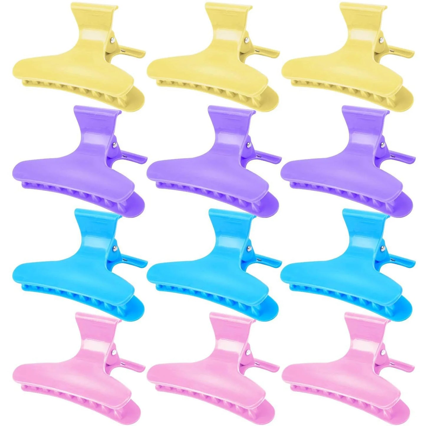 Hair Clips for Styling Sectioning Hair Root Fluffy DIY Clip Tool Hair Clamps for Hair Cutting Coloring Sectioning Peaceful Pleasures Health and Wellness Multicolour