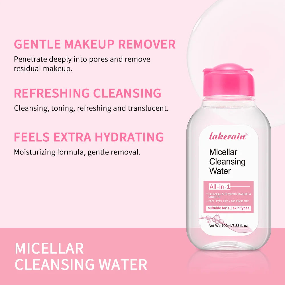 100ml Garnier Micellar Water Hydrating Facial Cleanser Deep Makeup Remover Cleaning Water Refresh Hydrate Cleansing Skin Peaceful Pleasures Health and Wellness