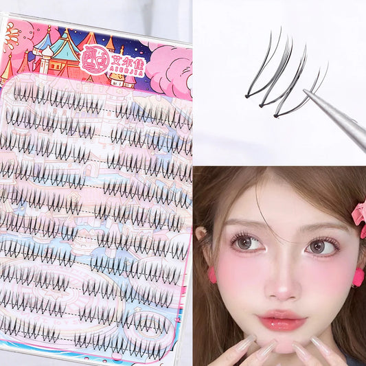U-Shape Cluster Lashes | Wispy DIY Lash Extensions Cluster False Lashes Peaceful Pleasures Health and Wellness