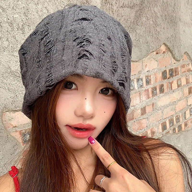 Baggy Slouchy Beanie for Women – Knit Hip Hop Skullcap