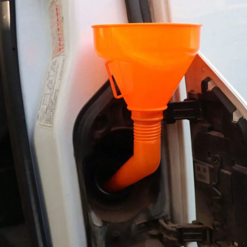 Refueling Funnel with Filter Motorcycle Refuel Engine Oil Funnel Moto Car Long Mouth Funnels Car Repair Filling Tools Peaceful Pleasures Health and Wellness