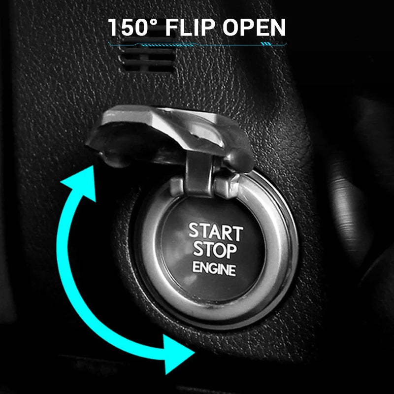 3D Metal Push Start Button Cover | Car Ignition Protector