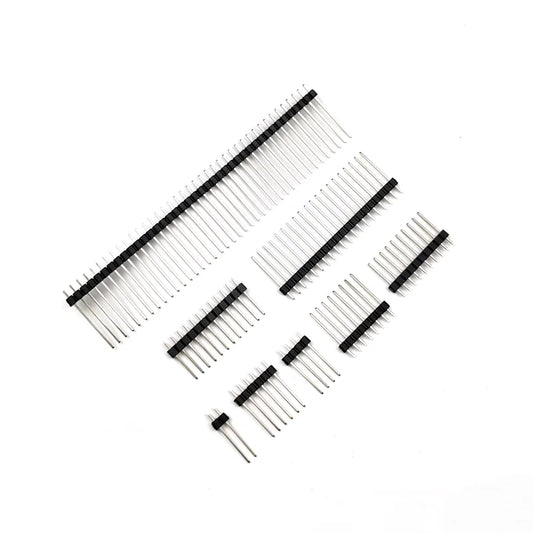 10PCS 2.54mm Single Row Male Connector PCB Board Pin Header Long 13/15/17/19/21/25mm 2p 3p 4p 5p 6p 8p 10p 15p 30p 40p Copper Peaceful Pleasures Health and Wellness 25mm 1x3p