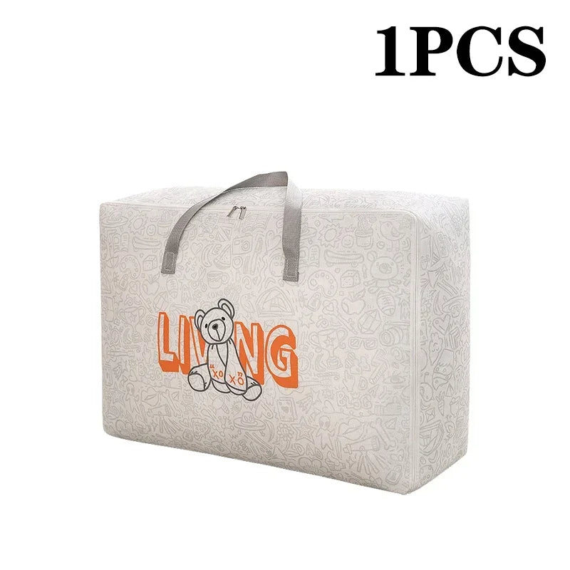 Waterproof Non-Woven Clothes & Quilt Storage Bags | 1–5 Pcs