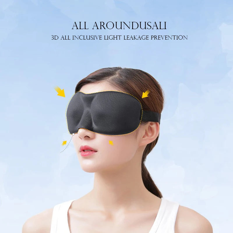 3D Sleep Mask – Blackout Eye Mask for Travel & Better Sleep Sleep Eye Mask Peaceful Pleasures Health and Wellness