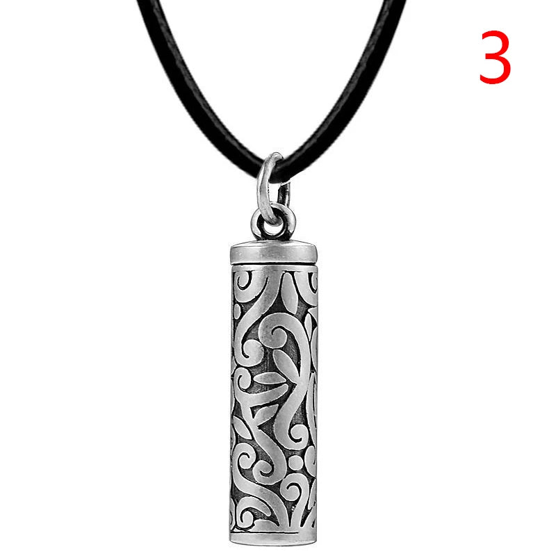 Pill Box Stainless Steel Sealed Capsule Waterproof Camping Firstaid Pendant Travel Outdoor Portable Case Organizer Peaceful Pleasures Health and Wellness N3