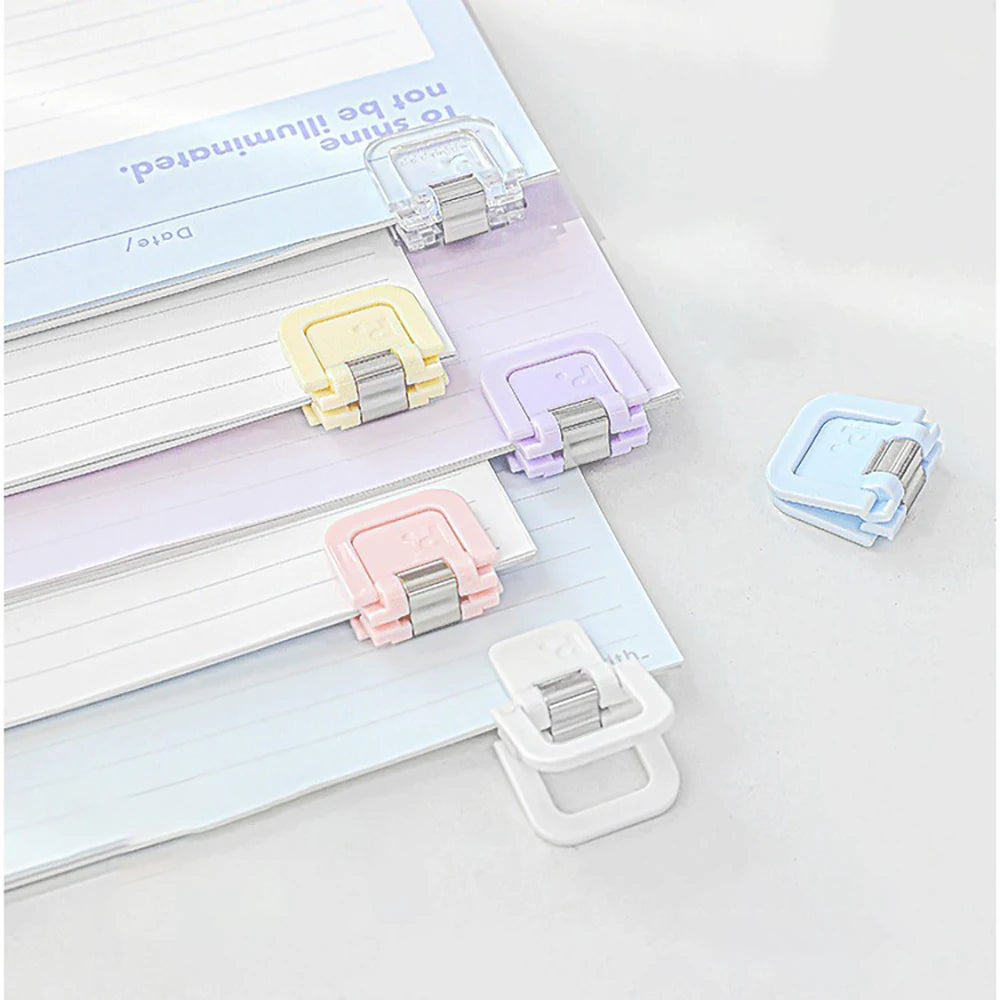 Cube Shaped Clip Multifunctional Mini Notes Receipts Student Papers