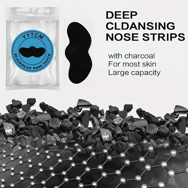 Witch Hazel Bamboo Charcoal Nose Strips – 30 Pcs | Deep Cleanse